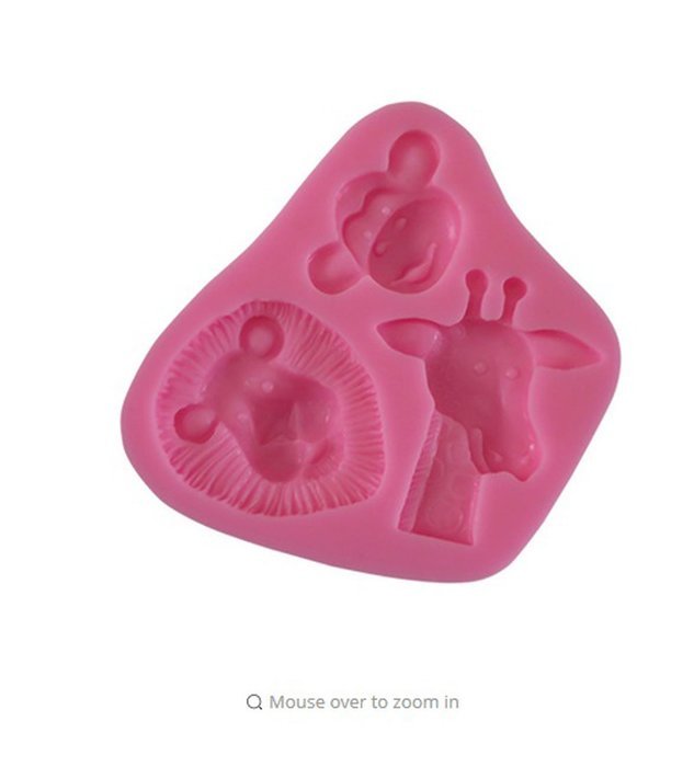 1 piece animal boy birthday party silicone cake mold fondant mold cake decorating tools chocolate gum paste mold... N6