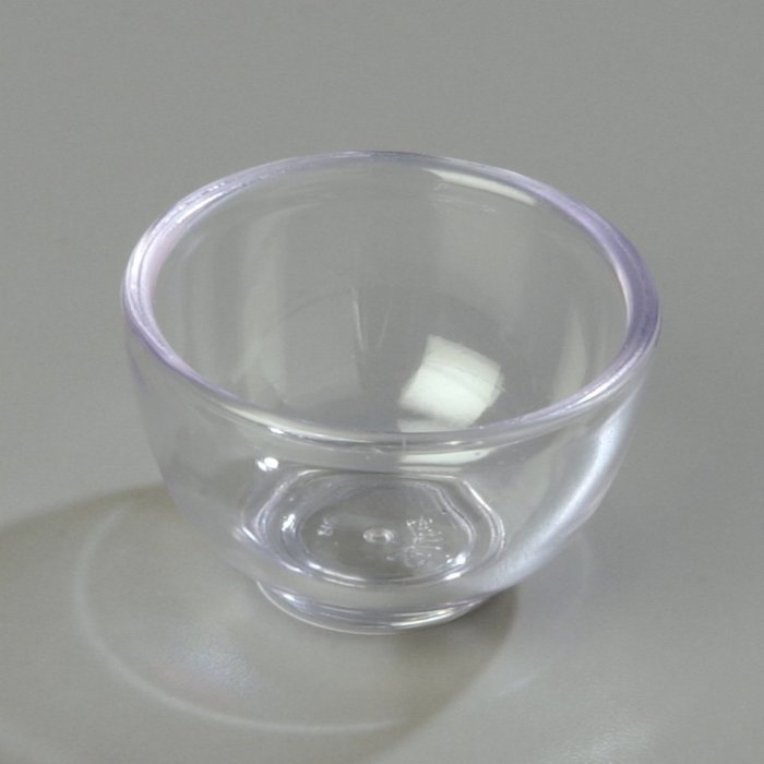 Carlisle 083007 SAN Souffle Cup, 1.1 oz Capacity, Clear (Case of 144) N5