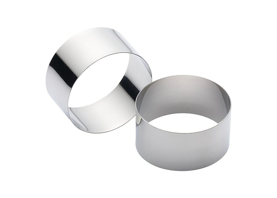 Kitchen Craft Stainless Steel Cooking Rings , Set of 2 N5