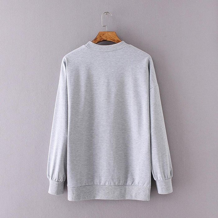 Pullover Tops,Morecome Women Ladies Letter Print Long Sleeve Sweatshirt Loose Blouse N18