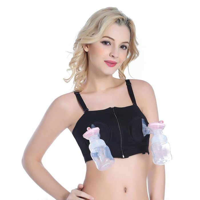 PHOTNO Hands-free Breast Pump Nursing Bras Maternity Pregnant Breastfeeding 3 Colors N8