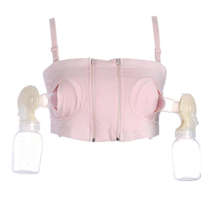 PHOTNO Hands-free Breast Pump Nursing Bras Maternity Pregnant Breastfeeding 3 Colors N10