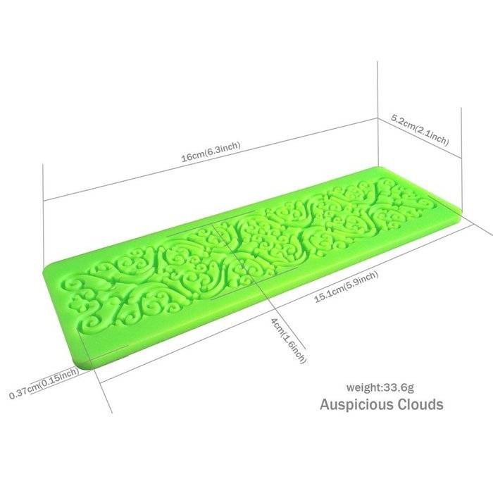 Anyana 3x Silicone Fondant Mould Cake Decorating Mold Sugarcraft sugarpaste lace mat N2