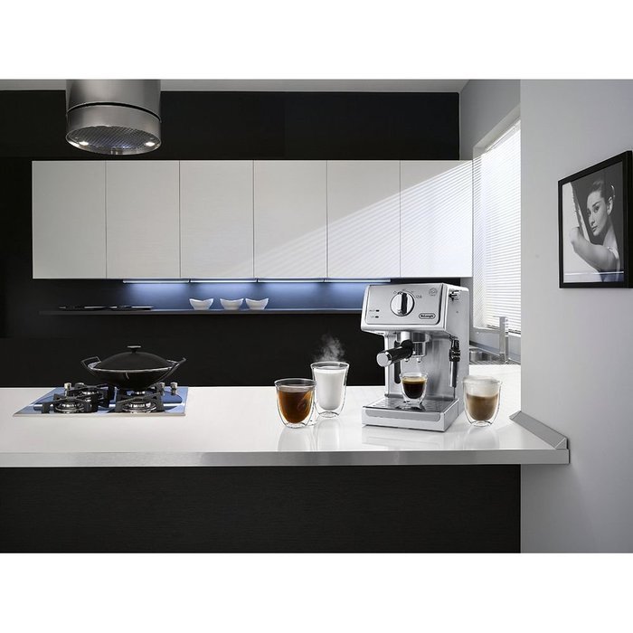 Kissemoji 15 Bar Pump Driven Espresso Machine Adjustable Advance Cappuccino Machine N5