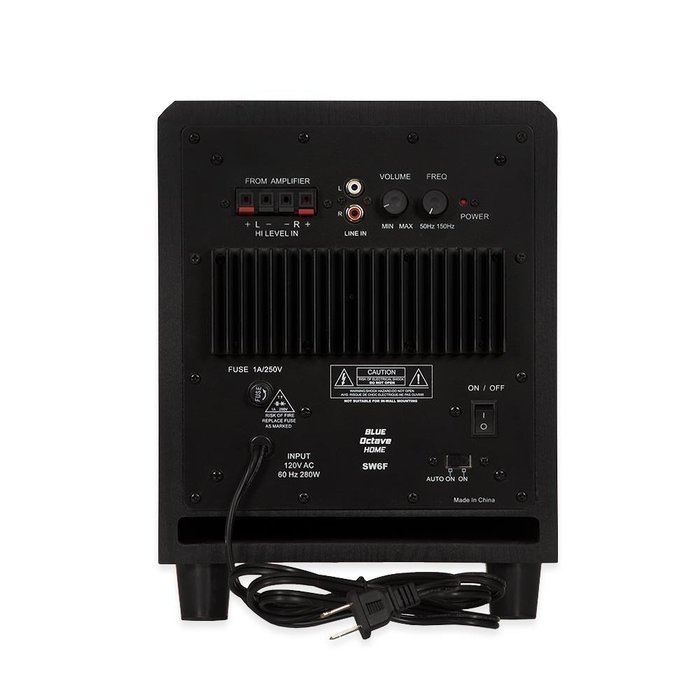 Blue Octave Home SW6F Subwoofer (Black) N2