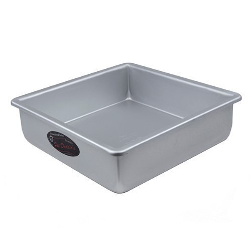 Fat Daddio's Square Cake Pan Solid Bottom 10"x10"x3"