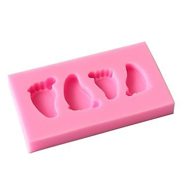 Sher Feet Shaped Silicone Fondant Cake Cake Chocolate Silicone Molds,Decoration Tools Bakeware N3
