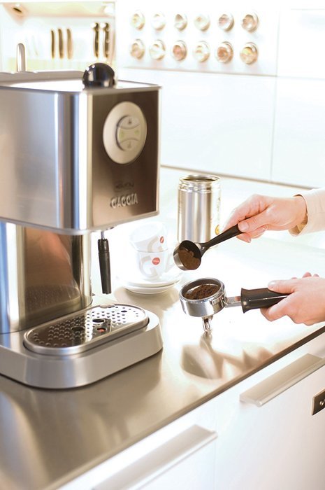Gaggia 12300 Baby Class Manual Espresso Machine, Brushed Stainless Steel N5