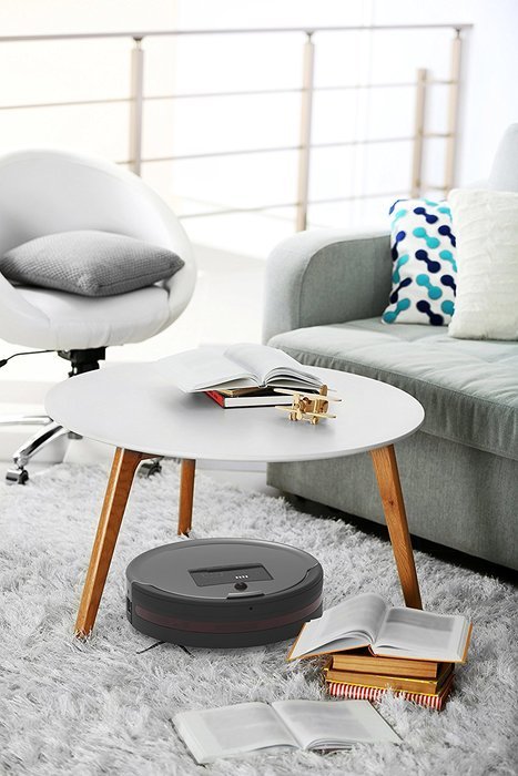 bObsweep PetHair Plus Robotic Vacuum Cleaner and Mop, Charcoal N8