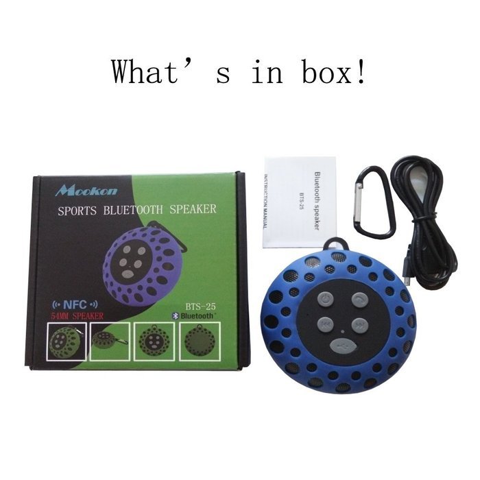 Outdoor Bluetooth Waterproof Speaker, 54MM Loud Speaker, NFC Bluetooth Speaker, Hands Free Protable Speaker, Unique... N9