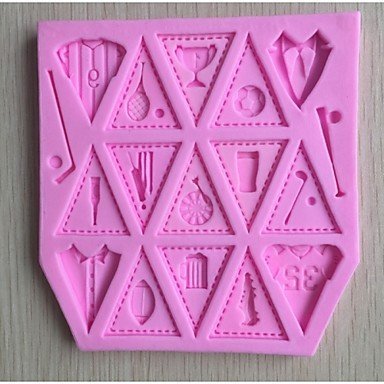 Y&XL&H Football Clothes Shaped Fondant Cake Chocolate Silicone Molds,Decoration Tools Bakeware N3