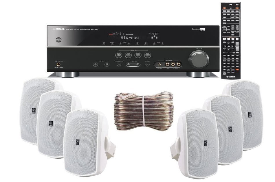 Yamaha 3D-Ready 5.1-Channel 500 Watts Digital Home Theater Audio/Video Receiver with 1080p-compatible HDMI repeater... N23