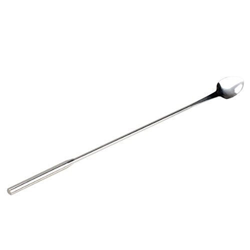 Spoon - SODIAL(R) 12'' Bar Spoon Cocktail Mixing Spoon, Stainless Steel N3