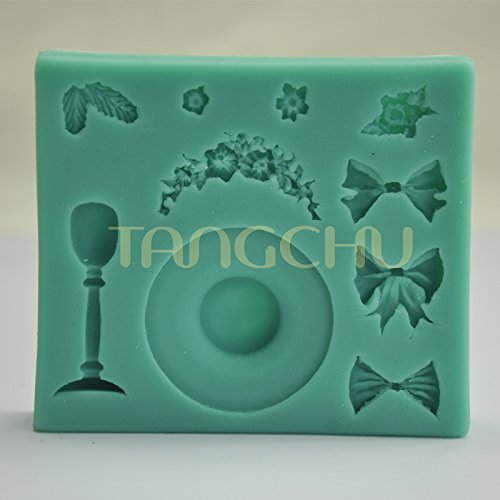 Anyana Bow Sunbonnet Leaf Flower Silicone Fondant Mold Cake Decorating Pastry Gum Pastry Tool Kitchen Tool Sugar... N2