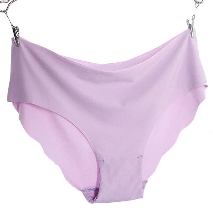 Underwear, PHOTNO Women Invisible Underwear Thong Cotton Spandex Gas Seamless Crotch M/L N13