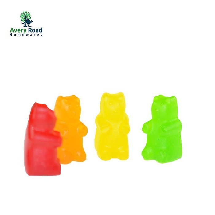 Premium Gummy Bear Mold - 2 PACK - BONUS DROPPER - 100 Bears on Trays + RECIPE PDF - Silicone Molds 100% Food... N5