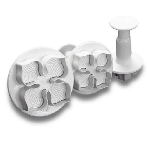 Ninewell 3pcs Hydrangea Laurustinus Flower Fondant Cookie Cake Decorating Sugarcraft Plunger Cutters DIY Mold N6