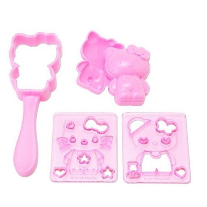 Witkey 2pcs Bento Accessories Rice Ball Mold Suit Creative Lovely Seaweed Sushi Material Tool Clamp Laver Embossing... N5