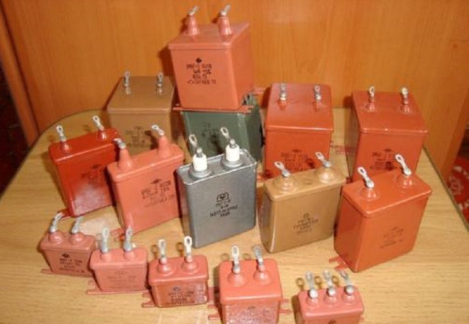 Capacitor PIO OMBG-2 1600V 0.5uF USSR 2 pcs