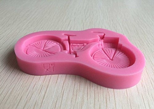 Anyana Bicycle Silicone Fondant Mold Cake Decorating Pastry Gum Pastry Tool Kitchen Tool Sugar Paste Baking Mould...