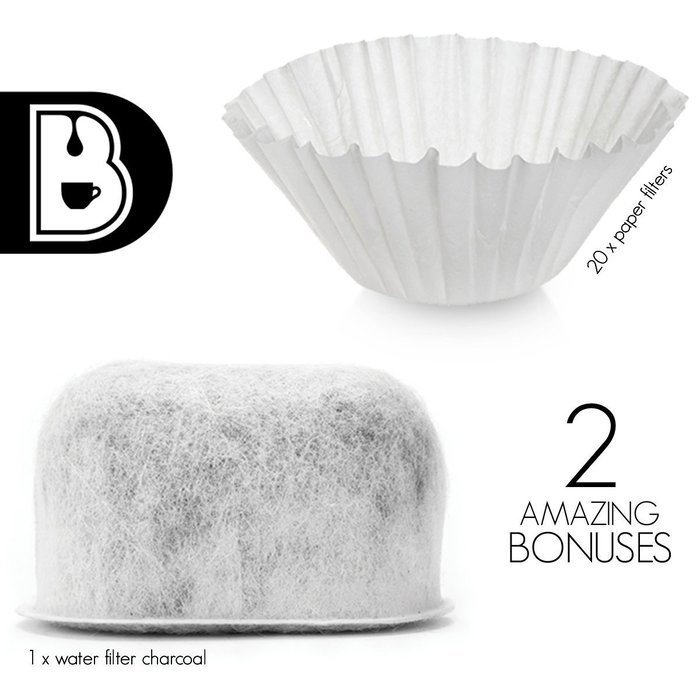 Brewooze - Reusable cups, Refillable Pods , compatible with Keurig 1.0 and 2.0 Brewers, Cuisinart and most individual... N3