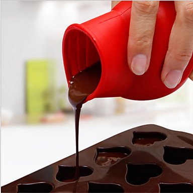 Y&XL&H Silicone Chocolate Melting Pot Melt Butter Heat Milk Pourer Jug Kitchen Tool N4