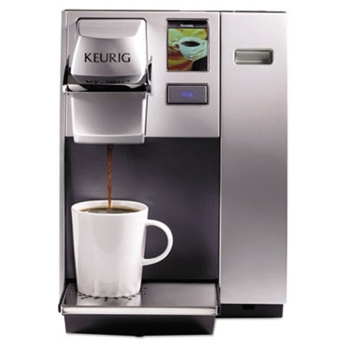 Medline OfficePRO K155 Premier Brewing System, Single-Cup, Silver