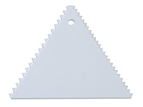 CybrTrayd R&M Plastic Carded Icing Comb, White