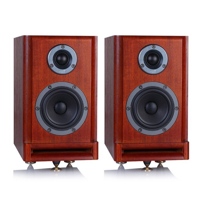 OriginT T40 The Smallest Wooden Bookshelf Loudspeakers 80W (pair) with amazing sound N5