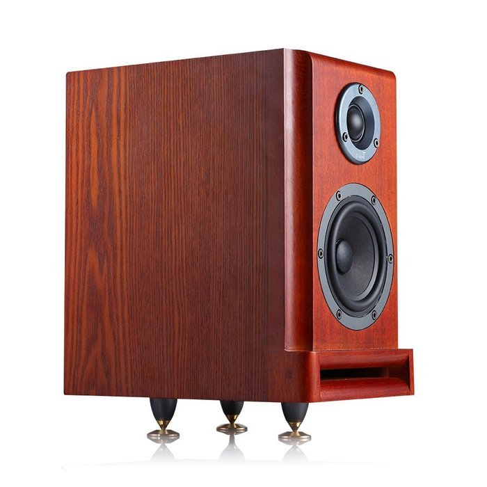 OriginT T40 The Smallest Wooden Bookshelf Loudspeakers 80W (pair) with amazing sound N6