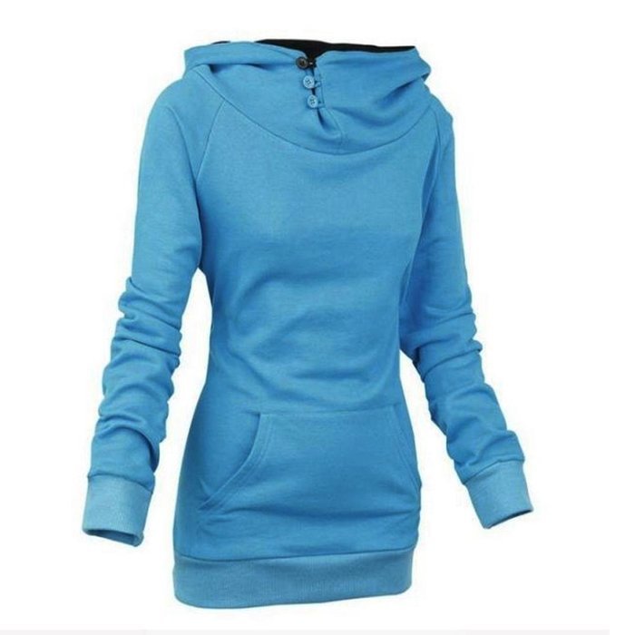 Women's Pullover,Laimeng Winter Hoodie Sweatshirt Jumper Sweater Hooded Pullover Tops (S, Blue) N2