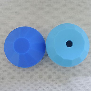 Sher 6 cm creative silicone diamond diamond-shaped ice cube mold ice machine (random colors) N5