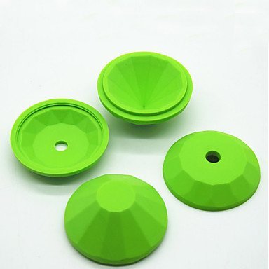 Sher 6 cm creative silicone diamond diamond-shaped ice cube mold ice machine (random colors) N6
