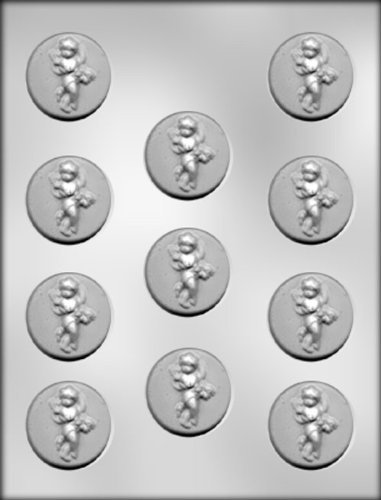 CK Products 1-5/8-Inch Circle with Cherub Chocolate Mold