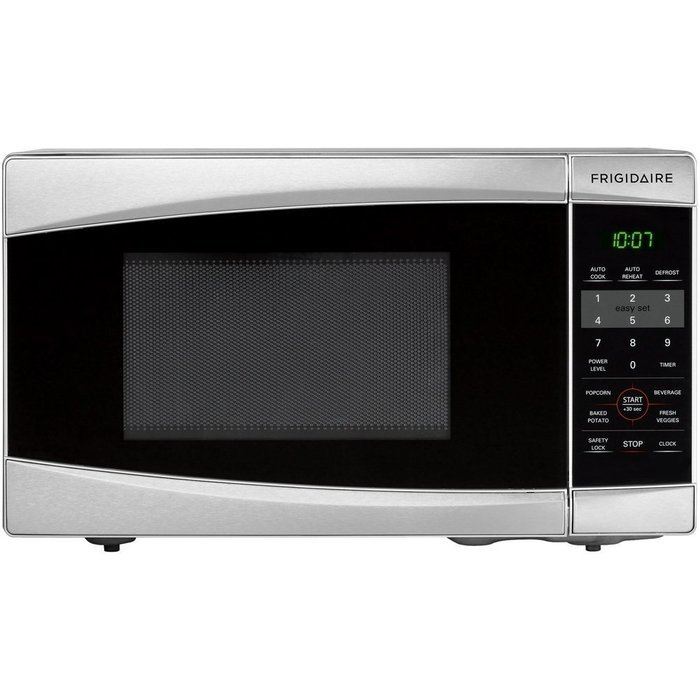 Frigidaire FFCM0734LS 700-watt Countertop Microwave, 0.7 Cubic Feet, Stainless Steel