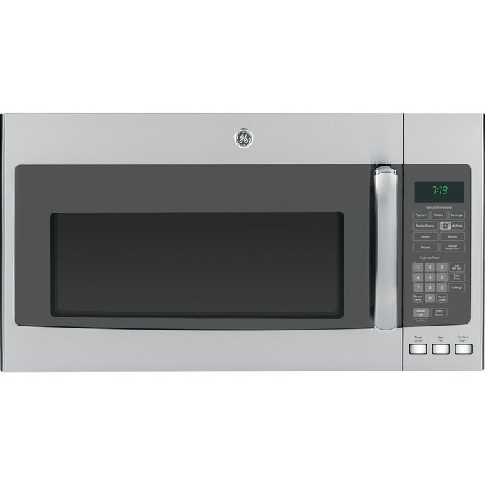 GE JVM7195SFSS 1.9 Cu. Ft. Over-the-Range Sensor Microwave Oven, Stainless Steel N17
