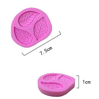 Y&XL&H Leaves Type Candy Fondant Cake Molds For The Kitchen Baking Molds N3