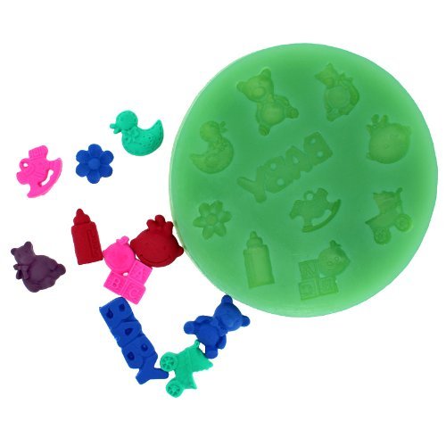 Longzang Small Baby set F0212 Silicone Fondant Mold
