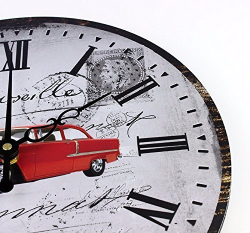 Antique wall clock absolutely silent large decorative wall clock roman numerals vintage home decor watch wal N4