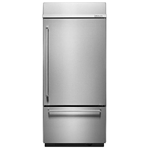 KitchenAid&reg; Built-In Stainless Bottom Mount Refrigerator 20.9 Cu. Ft. 36" Width N2