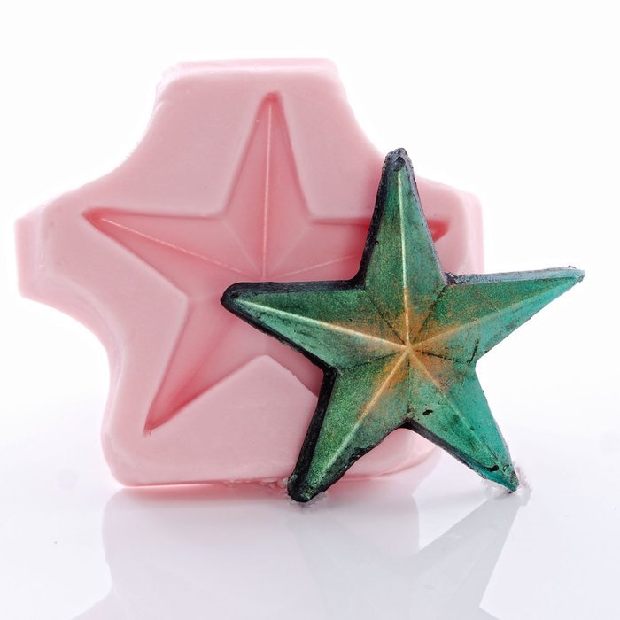 Silicone Primitive Star Mold Food Safe Fondant, Chocolate, Candy, Resin, Polymer Clay Mold N6