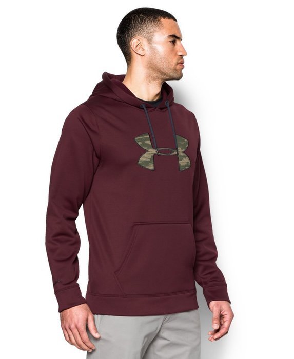 Under Armour Men's UA Storm MTN Big Logo Hoodie Small Steel N10