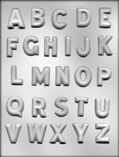CK Products 1-1/4-Inch Alphabet Chocolate Mold