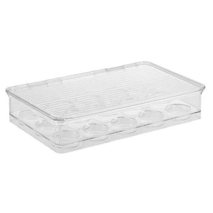 InterDesign Cabinet Binz Tea Bag Organizer Box, Clear N5