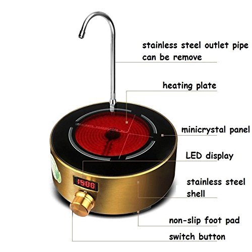Smart radiant electromagnetic furnace cooker and coffee making any appliance can be heated N2