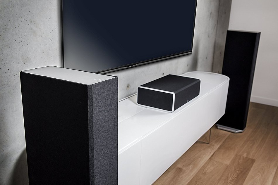 Definitive Technology BP9040 High-Performance Tower Speaker with Integrated 8&rdquo; Powered Subwoofer - (single speaker) N3