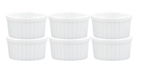 Om Joy Collection Porcelain Ramekin Dish Set 4 oz Capacity Each (3) N7