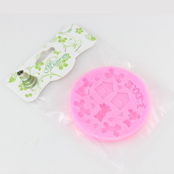 Mujiang Animal Pet Supplies Cake Decorating Silicone Clay Chocolate Candy Fondant Molds N4