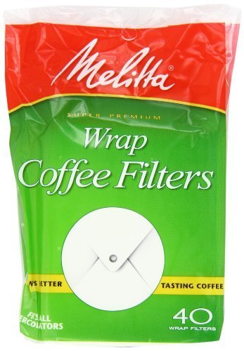 Melitta Coffee Filters for Percolators, White Wrap Around, 40-Count Filters (Pack of 12), Garden, Lawn, Maintenance N2