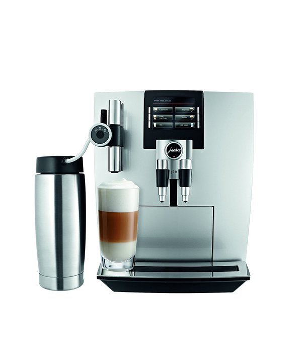 Jura J90 Automatic Coffee Machine, Brilliant Silver N4